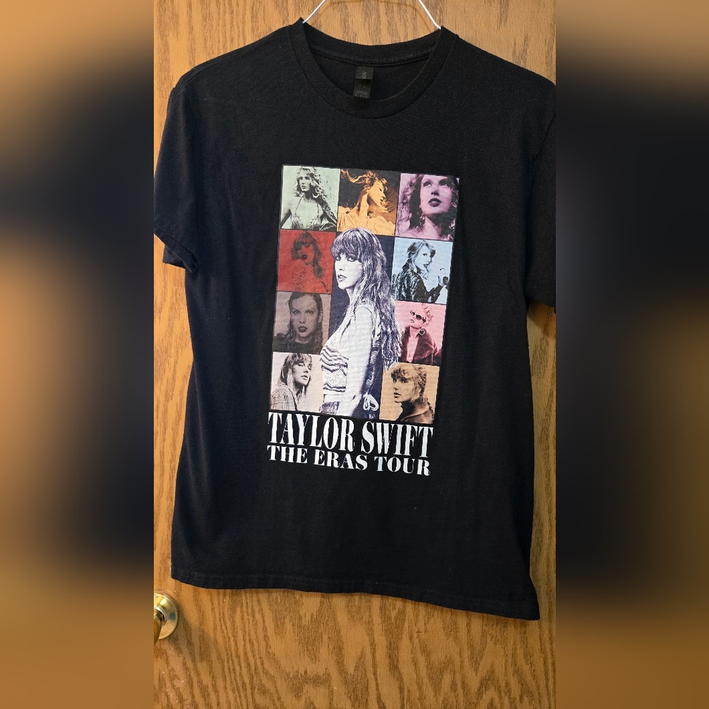 Taylor Swift Eras Tour Black Short Sleeve T-Shirt